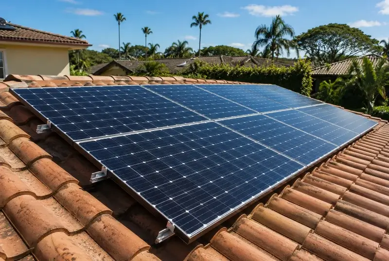 Installation de panneaux solaires à Bénéjacq